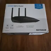 Netgear RAX10-100NAS RAX10 AX1800 Wi-Fi 6 Router New.