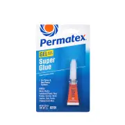 3 x Permatex Super Glue Gel Tubes Carded 2G Fast Acting Adhesive Long-Lasting