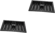 JOINPAYA 2pcs Organized Poker Chips Acrylic Display Tray Compact and Portable Poker Chip Holder