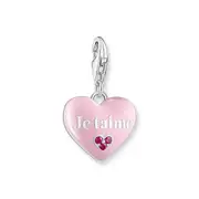 Buy Charm Pendant Je t’aime Heart by Thomas Sabo online - THOMAS SABO Australia