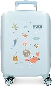 [Enso] Mr Crab Cabin Suitcase, Blue, Cabin Suitcase