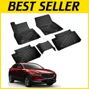 Complete Floor Mat Coverage for Maz-da 3 & CX-30: Durable All-Weather Protection