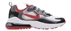 NIKE Air Max 270 React GS 'University Red Iron Grey' BQ0103-013 7Y New in Box