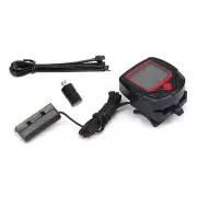 Bicycle Bike Cycling Computer LCD Odometer Speedometer Stopwatch Speed meter B