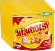 STARBURST Original Fruit Chews Chewy Candy Bulk Pack, Family Size, 27.5 oz Bag (Pack of 6)