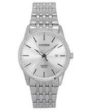 Citizen Stainless Steel Bracelet Silver Dial Quartz BI5000-87A 50M Mens Watch