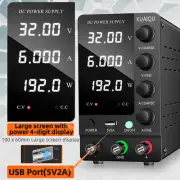 32V 6A Lab Power Supply Adjustable Laboratory Switching Bench Sources Voltage