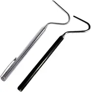 Levemolo 2pcs Telescopic Snake Hook Snake Tool for Wild Catching Reptile Grabbers