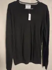 Size Medium V-Neck Sweater Old Navy Men's Black