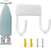 Iron Board Hanger Holder Wall Mount with a length of 5 inch for Laundry Rooms