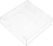 KALLORY Transparent Wall Mounted File Rack Organizer Display Stand for Magazines Folders and Catalogs Office Document Holder with Stable Base for Home and School Use