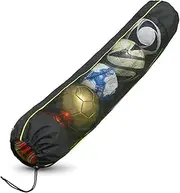 Soccer Bag - Ball Sack with Adjustable Shoulder Strap | Portable Drawstring Sack for Tennis Swimming Beach Outdoor Garage Sports Team Golf