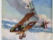 F..E.8 Biplane 39.5" R/C Airplane Laser Cut Balsa Ply Short Kit With Plans
