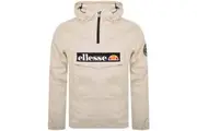 Ellesse Mens Mont Overhead Quarter Zip Jacket (Off White)