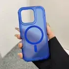 Neon Color Bumper Shockproof Magsafe Phone Case for Iphone 16 16Pro Max 14 15 Pr