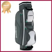 14 Dividers Golf Cart Bag 7 Zippered Pocket Cooler Bag Hood Valuable Bag AUS