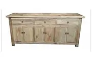 MF Brussels Recycled Elm Timber 3 Drawer 6 Door Sideboard