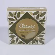 Vuntage Kleenex 60's Avocado Green Dinner Napkins Sealed Box new NOS
