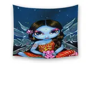 Oriental Fantasy Art Hindu Fairy Tapestry