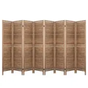 Artiss 8 Panel Room Divider Screen Timber Oak