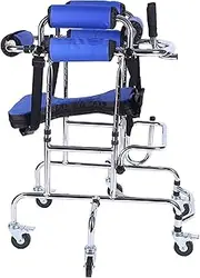 Walker For Children Walkers For Seniors Height-Adjustable Mobile Walker Rollators 6 WheeS With Seat Disabled Assistive Equipment Rollator Walker With Cerebral Palsy