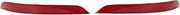 2Pcs Rear Bumper Reflector for X5 F15 2014 to 2018, Left and Right Rear Bumper Reflector Cover Decorative Replacement, OEM 63147290091 63147290092