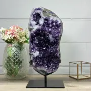 Deep Purple Amethyst Geode, Premium Quality Amethyst. AWS0212