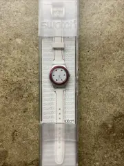 Swatch Irony Precious Berries White Red Jewels Ladies Watch Swiss Made RARE!