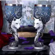 Cross-border new Western Goblet Personalized Stainless Steel Wine Cup 3d Head E
