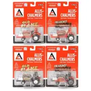 ERTL Set 1/64 Allis Chalmers Old Flame & Milwaukee Mudder Pulling Tractors 37958
