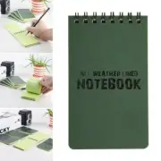 Tactical Notebook Waterproof Writing Paper Note Book Outdoors Military Camp W0P7