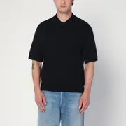 [Auralee] Navy blue cotton polo 3 Blue