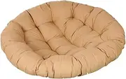 WeiLaiKeQi Outdoor Cushion for Hammock Chair, Removable Mat for Patio and Balcony, Khaki, as described