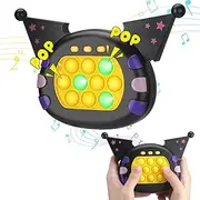 Pop It Game Light Up Fidget Toy, Quick Push Bubble Game, Decompression Breakthrough Puzzle Pop Game Machine, Multiple Game Modes Toy for 3+ Years (Rabbit)