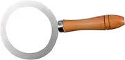 LABRIMP Milk Tea Ring Stainless Steel Ring Handle Baking Cup Cover Tea Cream Ring Cup Rim Protective Cover for Cafe Use