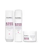 Goldwell Blondes & Highlights Shampoo Conditioner 60 Second Treatment Trio Pack
