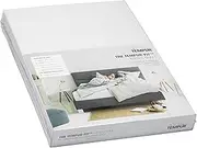 TEMPUR -FIT Jersey Cotton Fitted Sheet Mixed with Elastane, Very Stretchy, Suitable for Mattresses Between 140/160 cm x 200/220 cm, Machine Washable and Chemical Free, White