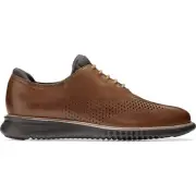 Cole Haan Mens 2.ZEROGRAND Leather Lace-Up Perforated Oxfords Shoes BHFO 3584