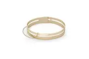 Ethereal Radiance Golden Stainless Steel Elegance Bracelet