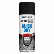 Dy-Mark 300g Flat Black MetalPro Quick Dry Enamel