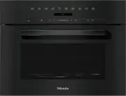 Miele M 7244 TC VitroLine Obsidian Black Microwave Oven