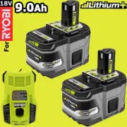 2X 18V 9.0Ah P108 Lithium Genuine Battery For RYOBI ONE+ PLUS P104 P107 P109 AU