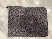 GUCCI Grey Leopard Print Coated Canvas iPad Case/ Pouch NWT