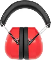 Vic Firth KIDP2 Kids Isolation Headphones, Red 25Db