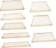 ibasenice Musical Instrument Accessory Guitar Fretboard Decor Trapezoid Shell Inlay Complete Kit for Acoustic Guitars