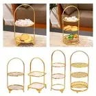 Iron Cake Stand Decor Serving Tray Display Plate Luxury