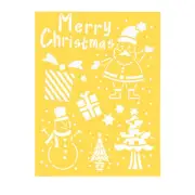 Christmas Craft Stencil, Holiday Stencil, Merry Christmas Symbols Stencil