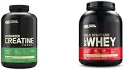 Micronized Creatine Powder + Whey Protein Powder, Vanilla Ice Cream