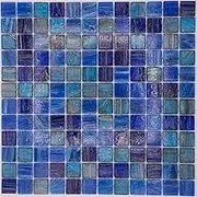 Glass Mosaic Tile Sample – Blue Sky Dusk 300x300mm (1 Sheet) (Sample) (Sample)