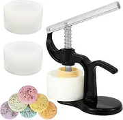 ZLHETWT Bath Bomb Maker and Mold Set Stainless Steel and Plastic, Easy to Use, DIY Bath Bomb Press Machine Maker for Making Spa Fizzy